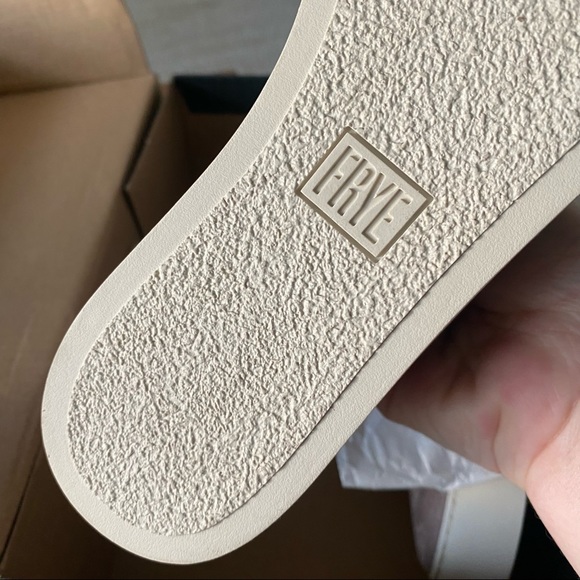 New Frye Lena Slip On Suede Zipper Mule Sneakers - Picture 3 of 5